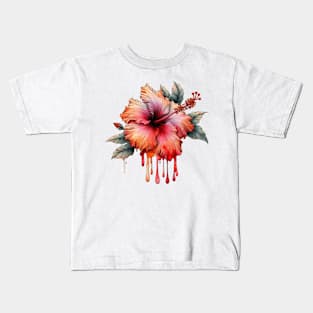 Hibiscus Flower Kids T-Shirt